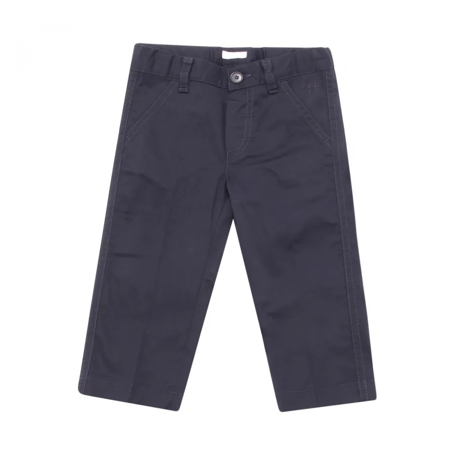 7156AP pantalone bimbo IL GUFO boy kid trousers blue