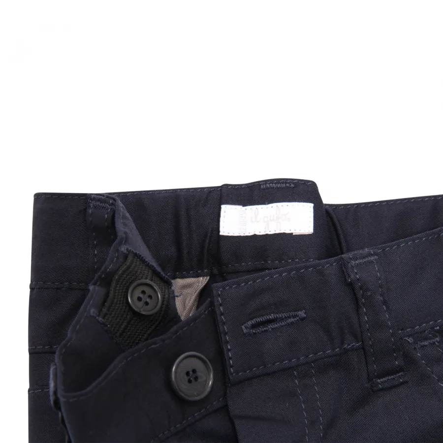 7156AP pantalone bimbo IL GUFO boy kid trousers blue