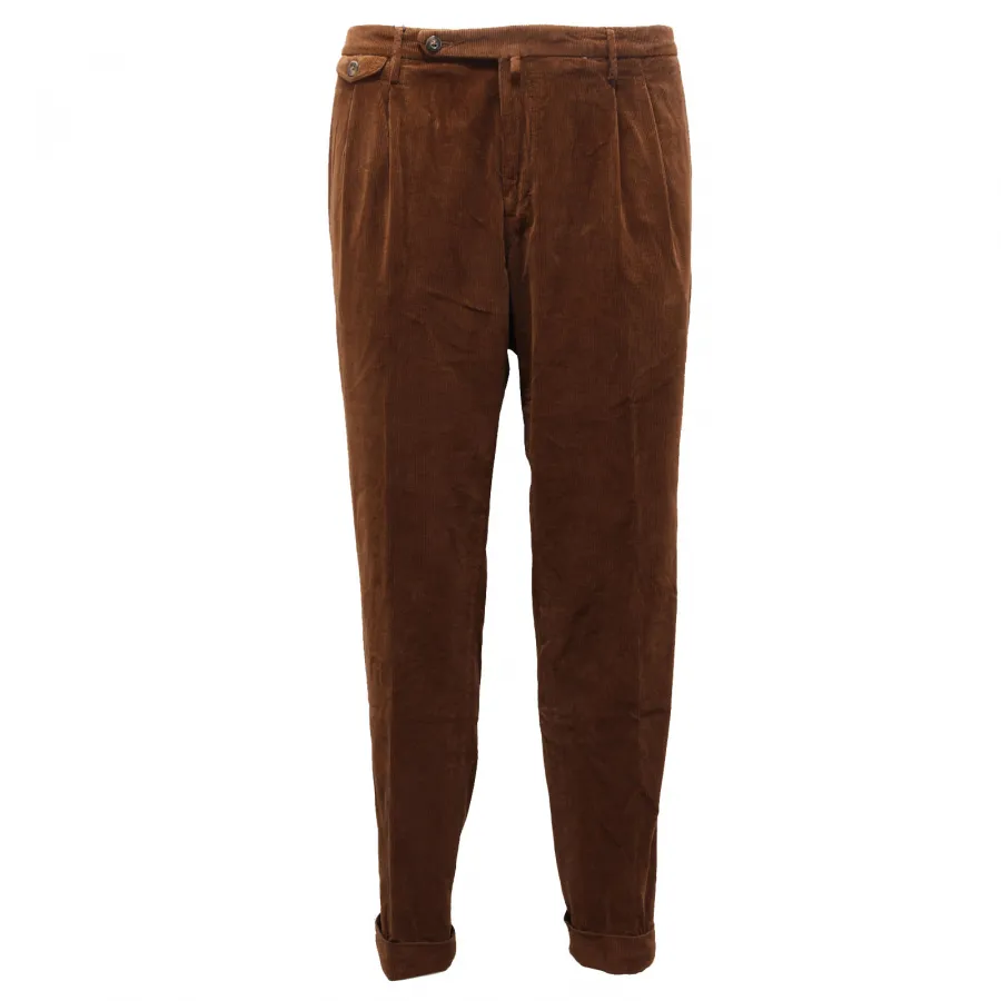 8505AG pantalone uomo BRIGLIA brown corduroy trouser man