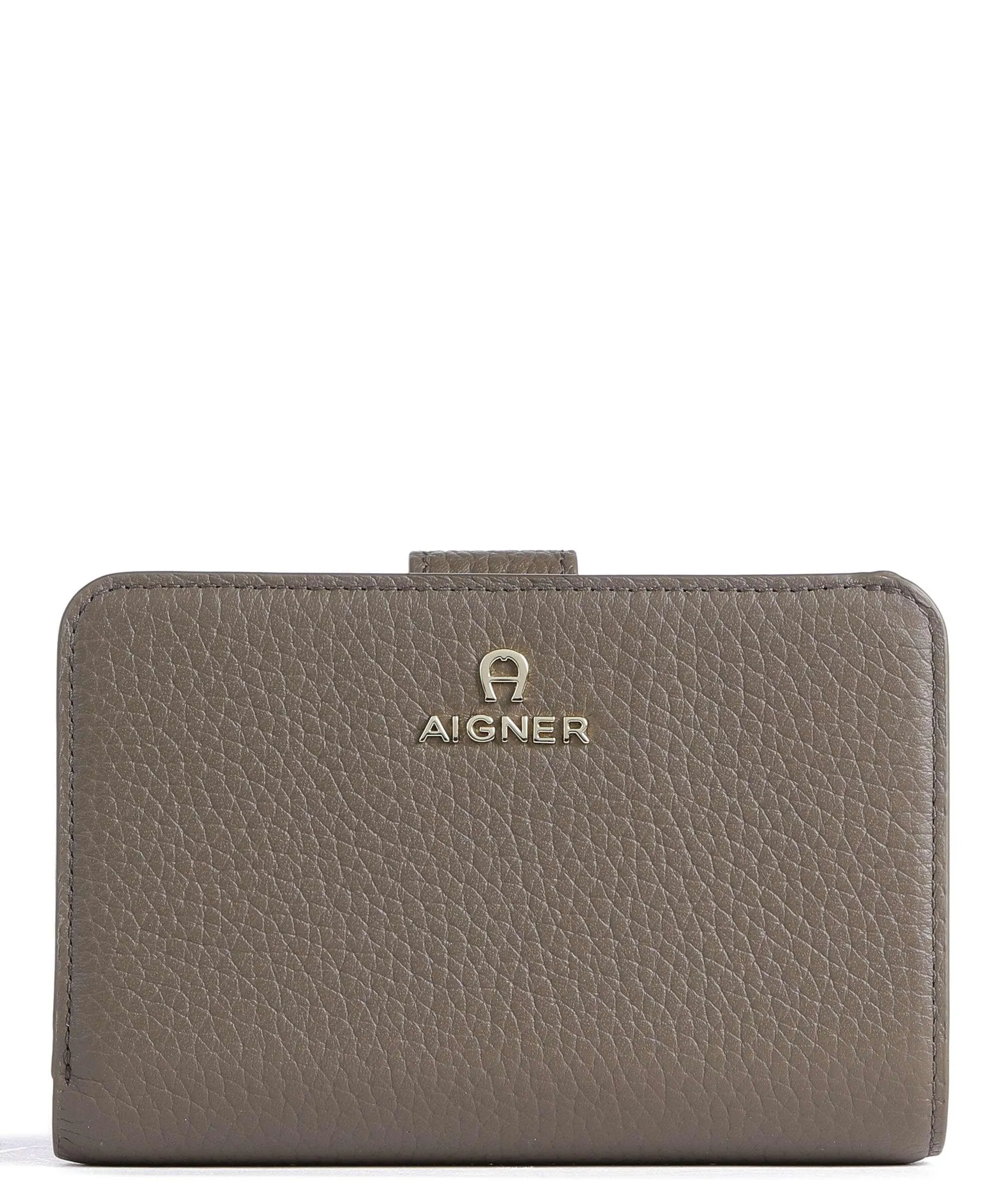  Aigner Ivy Portafoglio pelle di vacchetta grana marrone  