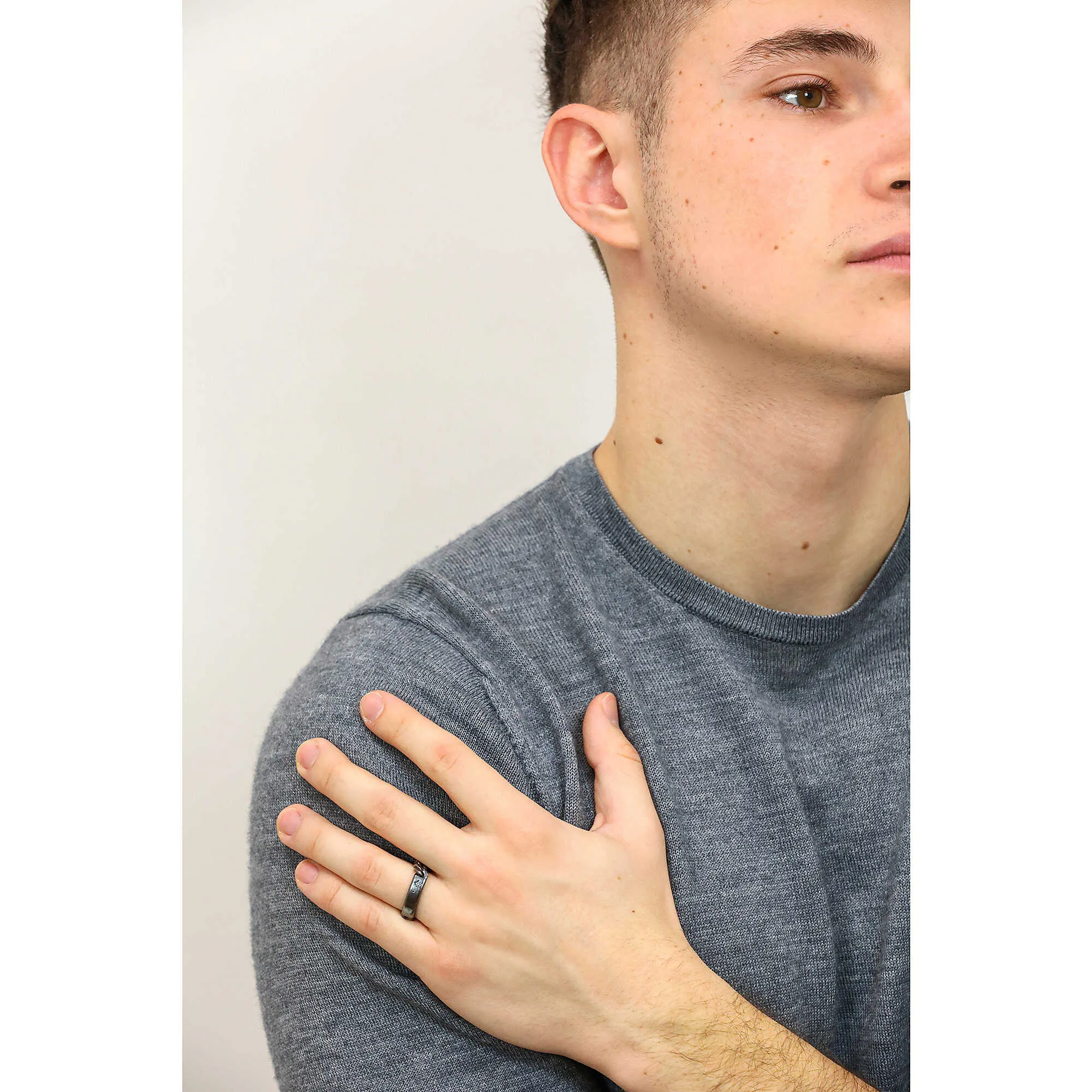 anello uomo gioielli Zancan Cubane
