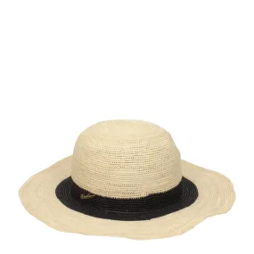 Borsalino Cappelli Donna Paglia Beige/Nero