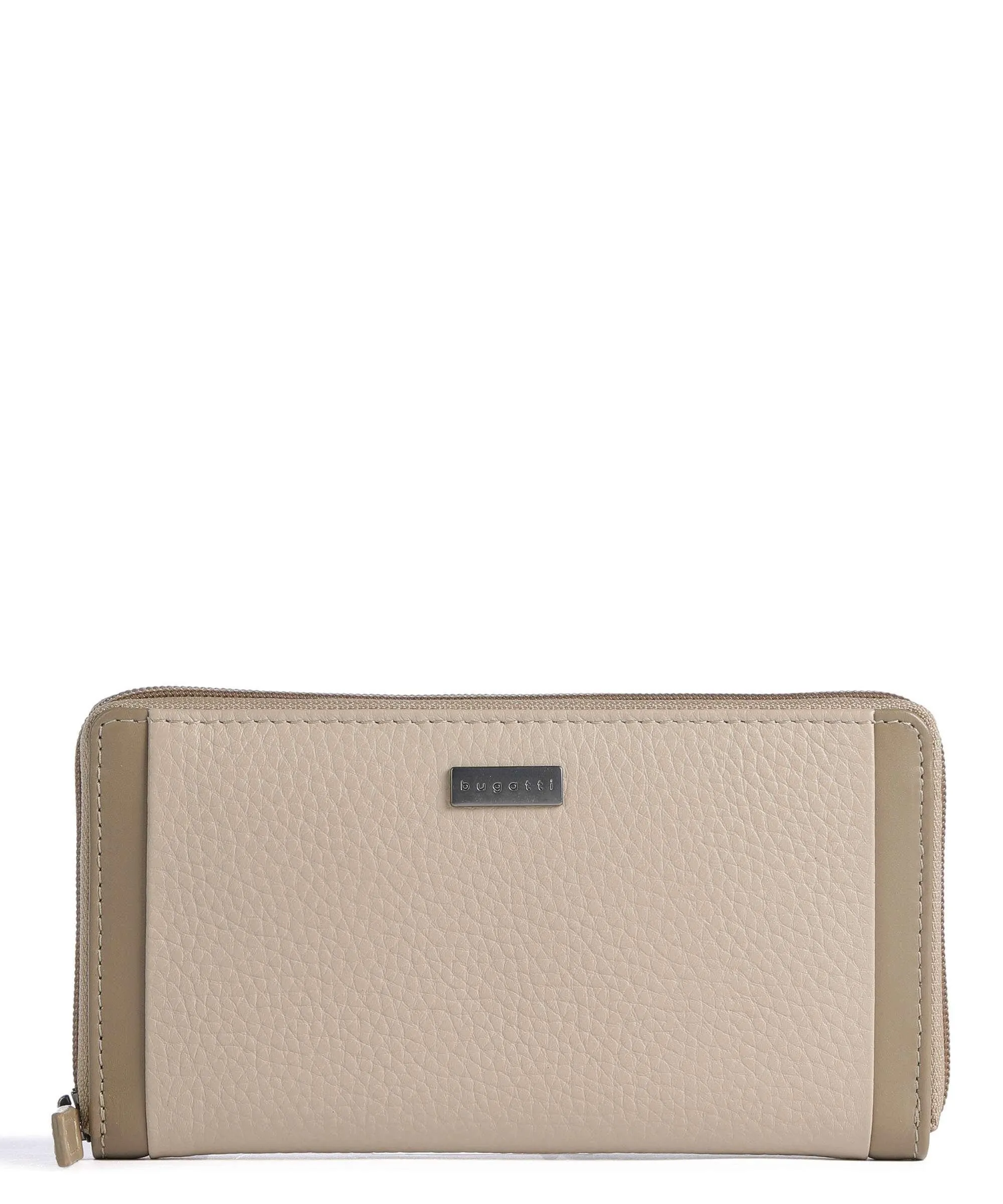 Bugatti Sina RFID Portafoglio pelle di vacchetta grana beige  