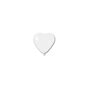 Cf. 100 Palloncini Cuore Matrimonio  Bianco Pastello In Lattice 40 cm