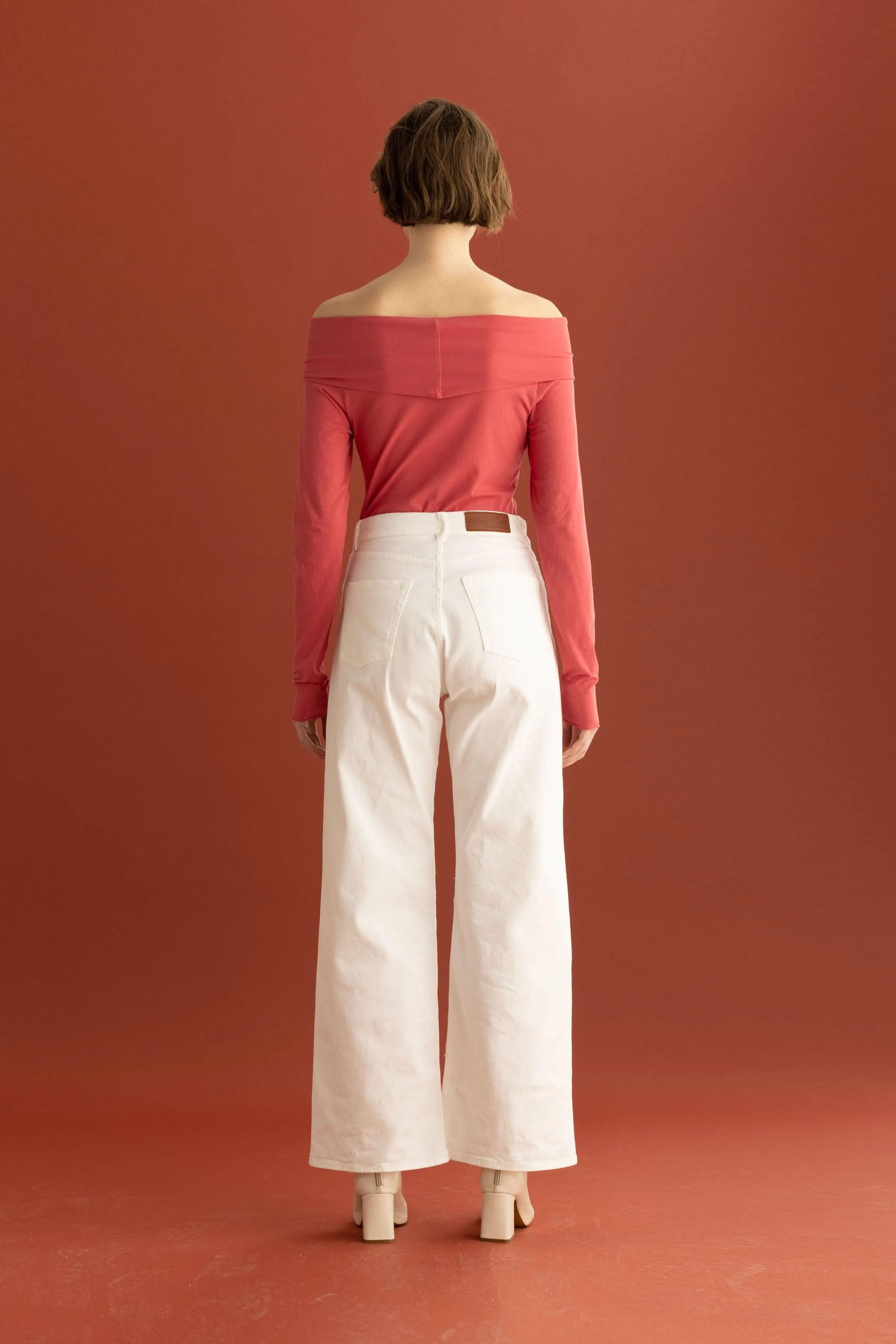 European Culture  ---------    ------------Pantalone Wide Leg 5 Tasche 074U 3821