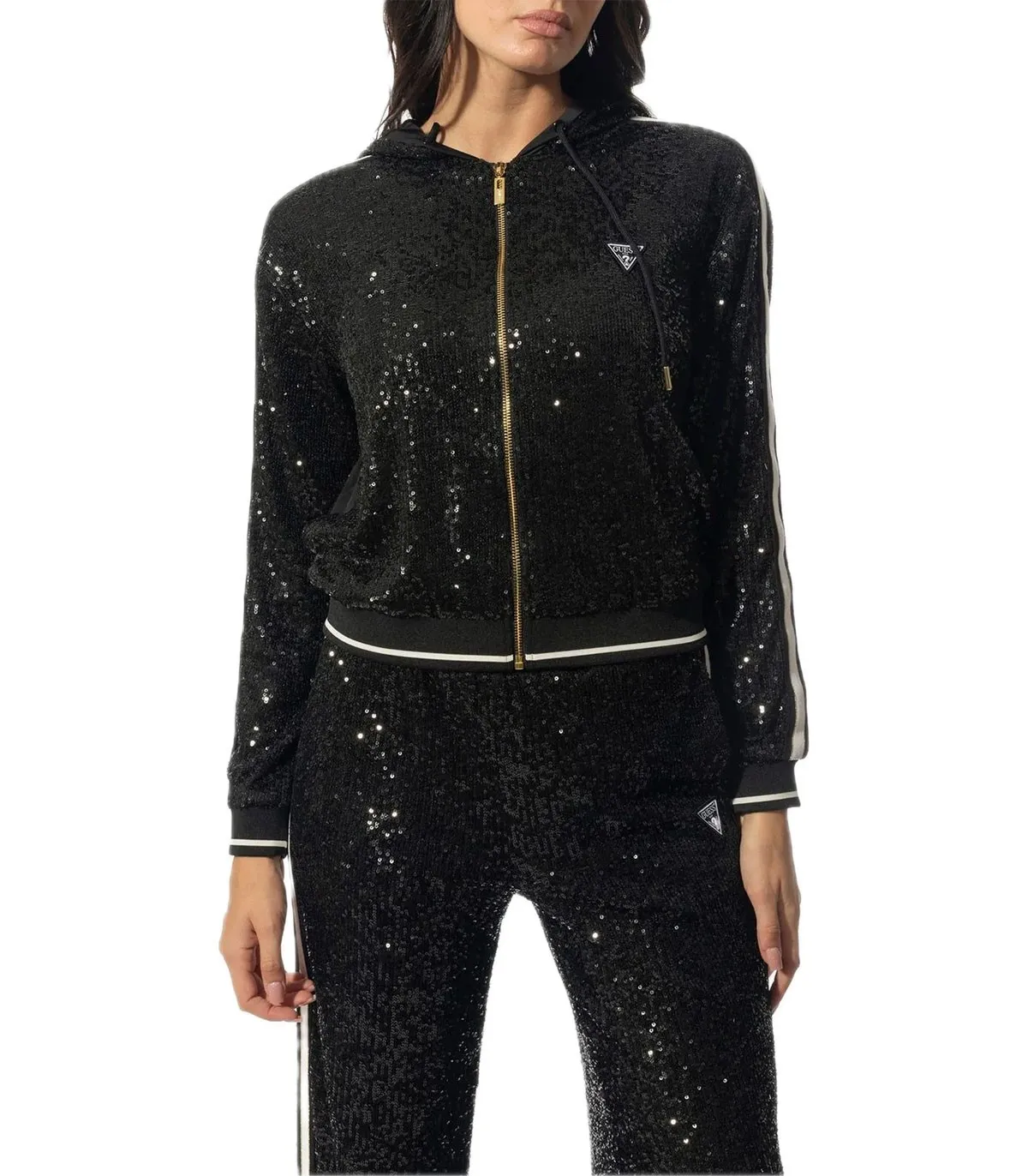 Felpa con paillettes Donna Guess