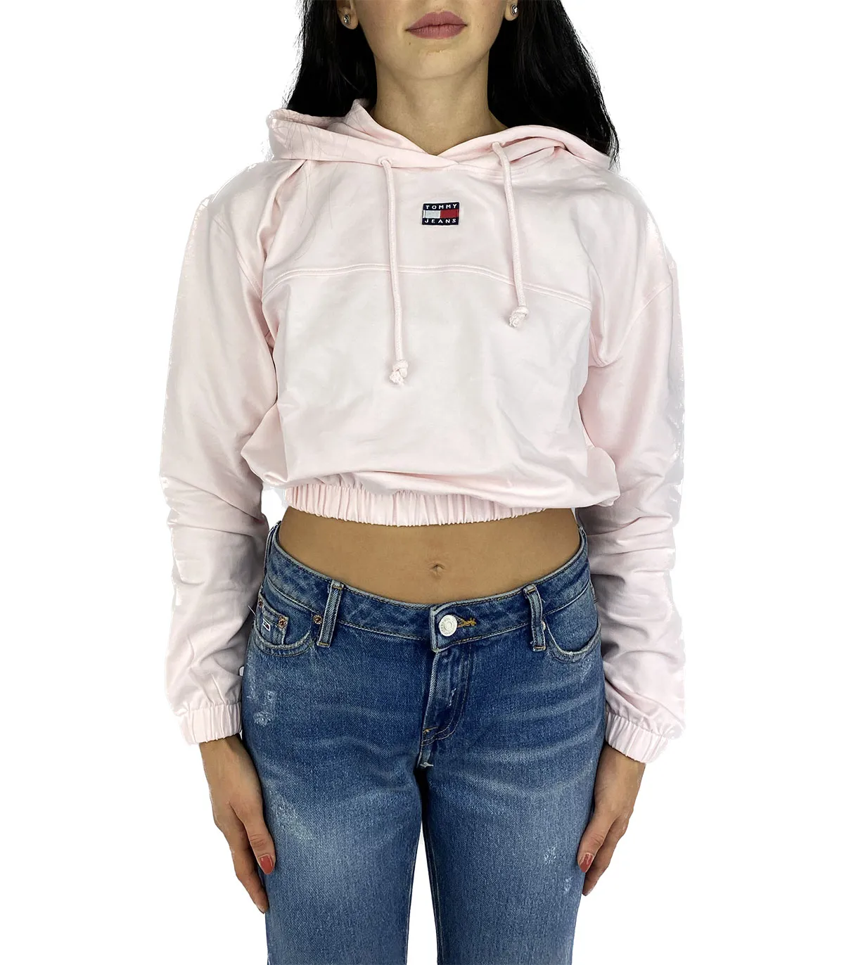 Felpa crop Donna Tommy Jeans