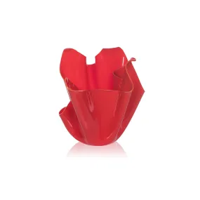 Iplex Drappeggi vaso slim, rosso