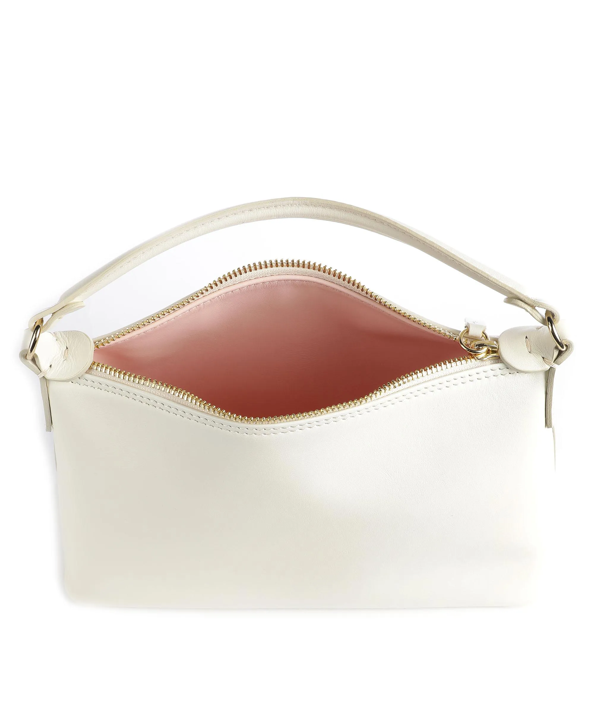  Liu Jo Leonie Hanne Borsa hobo pelle a grana fine avorio  