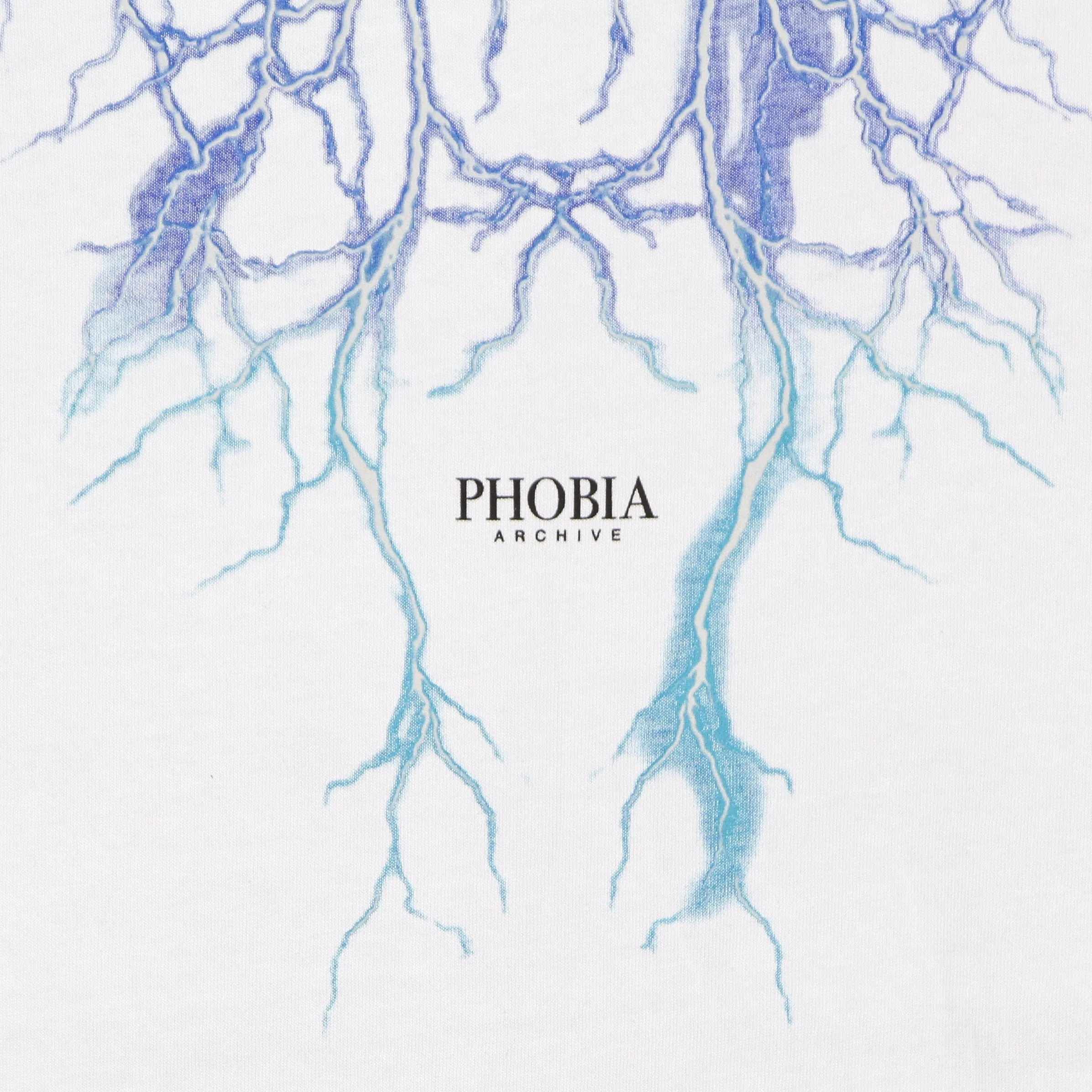 Maglietta Uomo Lightning Tee White/blue/lightblue