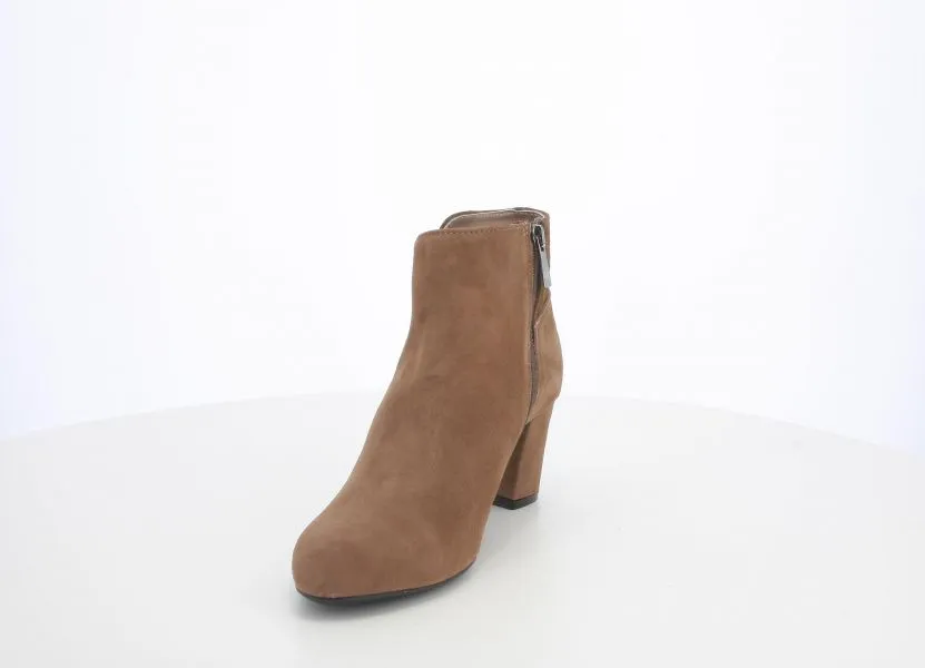 MELLUSO Z424 TRONCHETTO DONNA IN CAMOSCIO BEIGE
