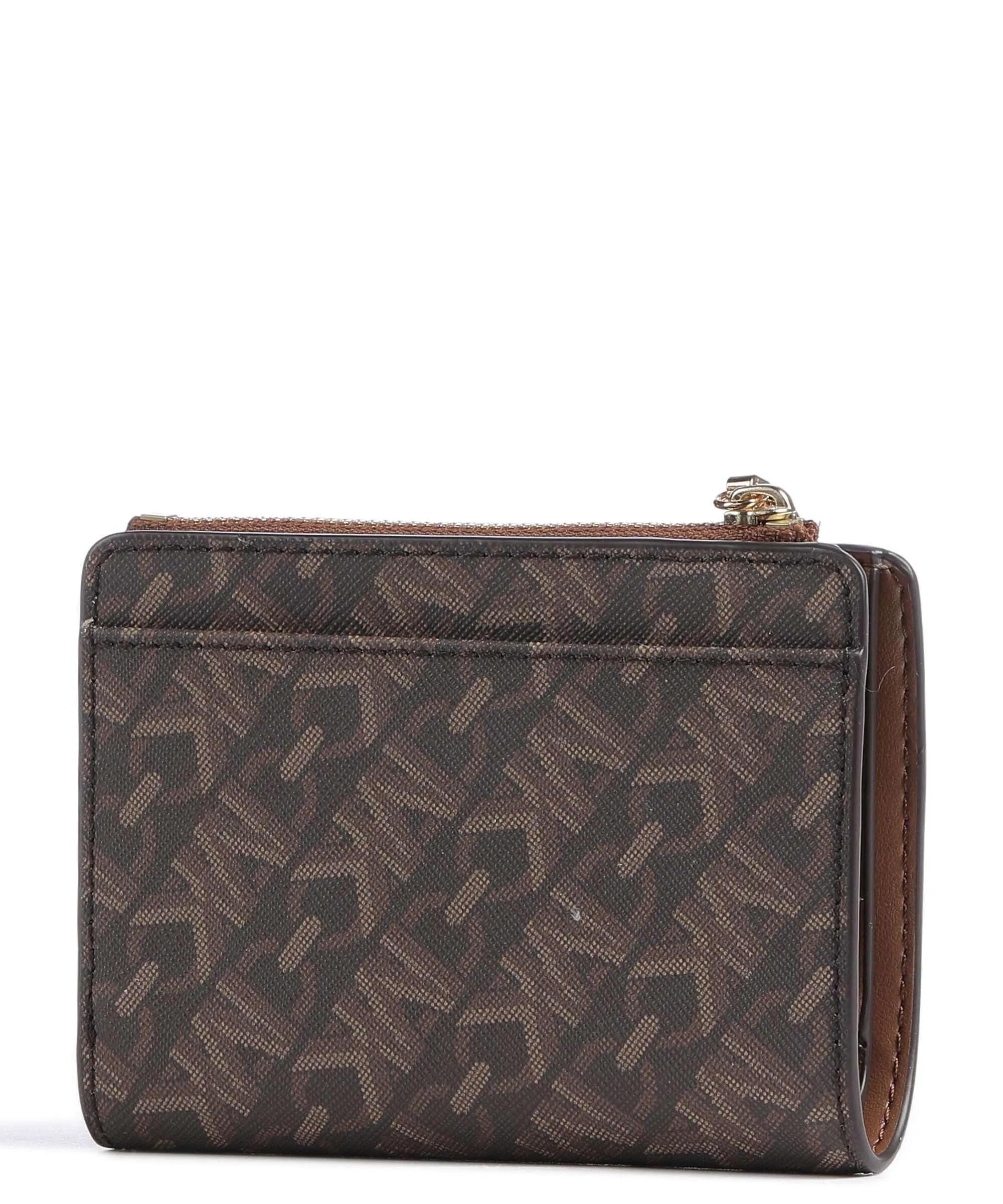  Michael Kors Empire Portafoglio tela marrone scuro  