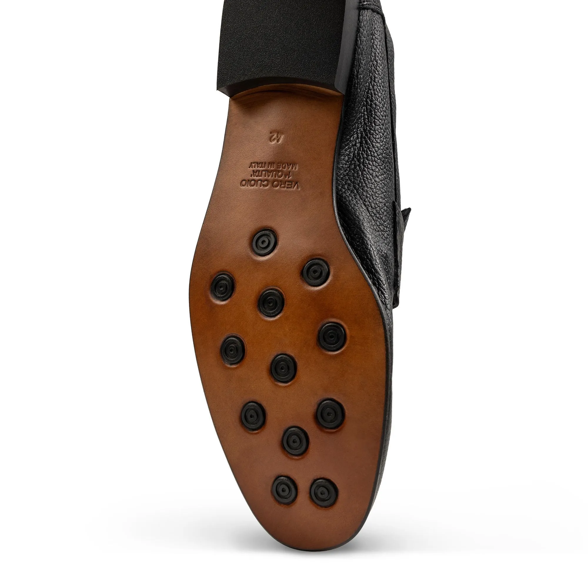 Mocassino Elegante In Morbida Pelle Nera