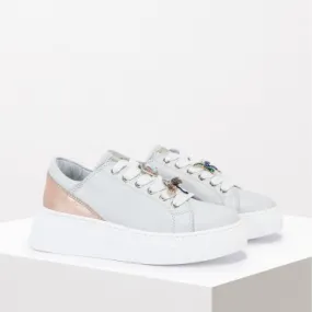  MÈLINÈ Sneaker in pelle Col. Bianco