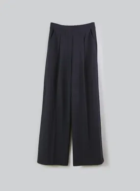 Pantalone in jersey di cotone nero - Max Mara Leisure