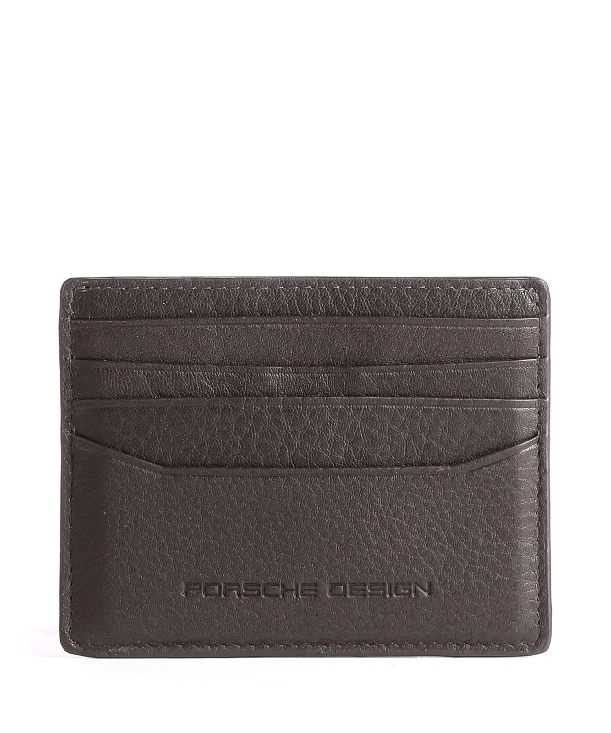  Porsche Design RFID Porta carte di credito pelle di vacchetta finemente grana marrone scuro  