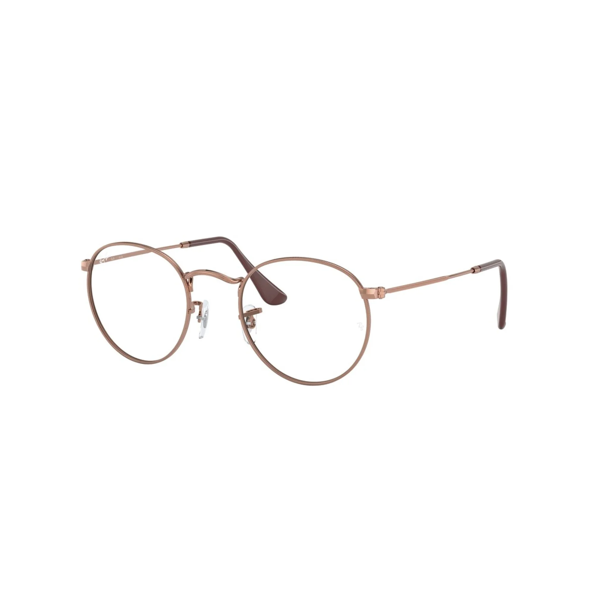   Ray-Ban RX 3447V Round Metal 3094 Oro Rosa | Occhiale Da Vista Unisex 