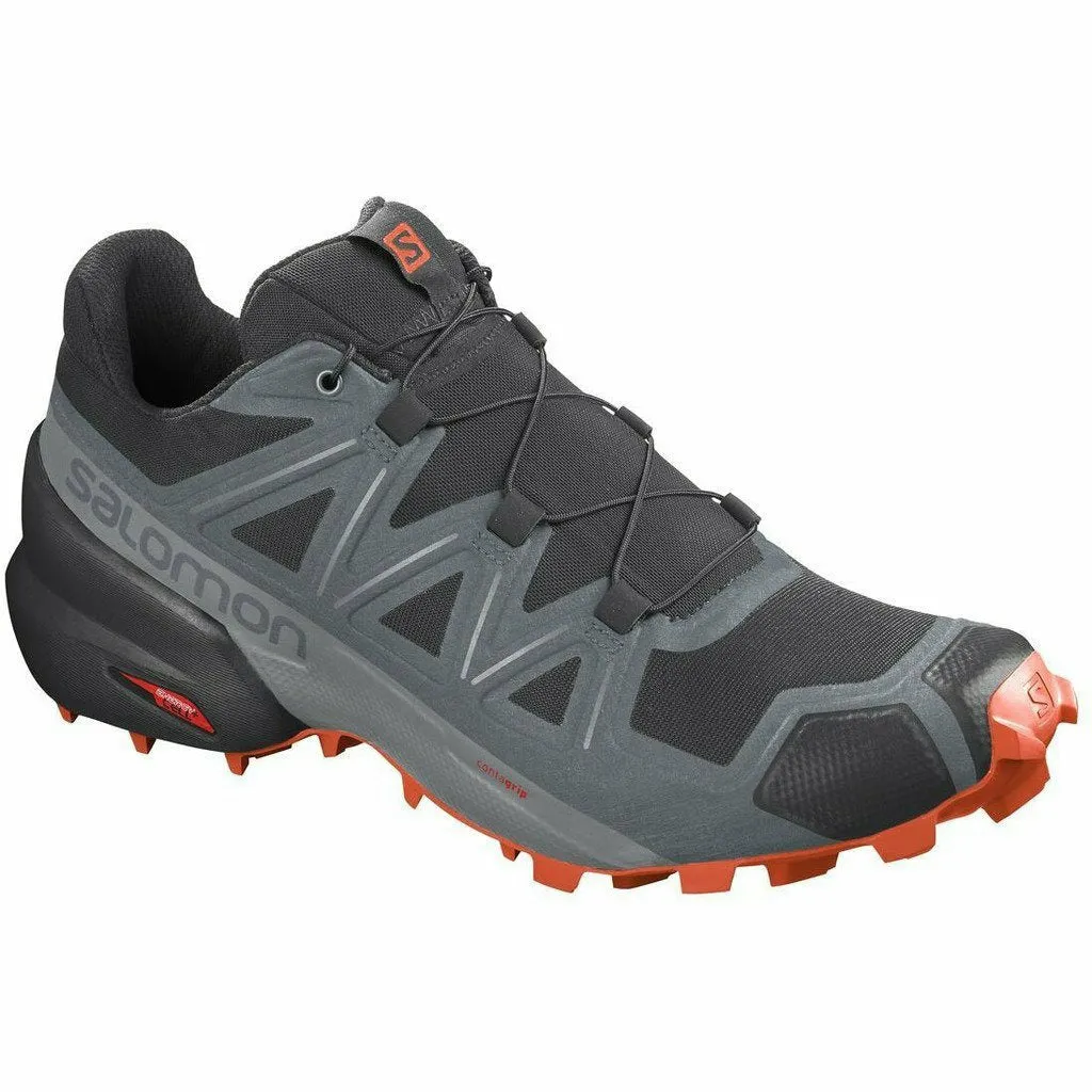 Salomon Speedcross 5 Black / Stormy Weather - Scarpa Trail Running