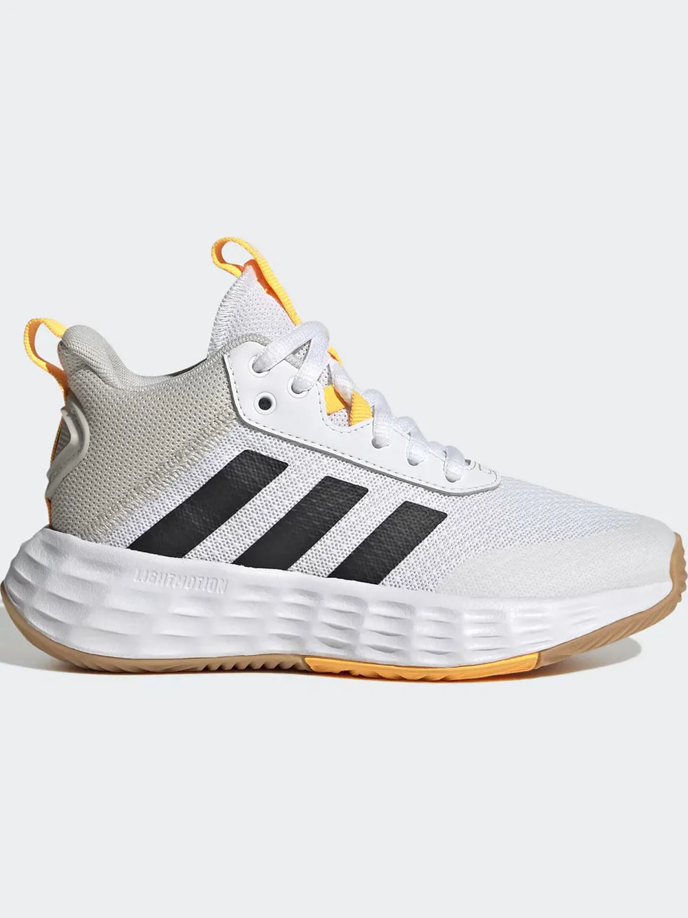 Scarpa Basket Adidas da bambino jr Ownthegame 2.0 K avorio giallo nero Art:H06418