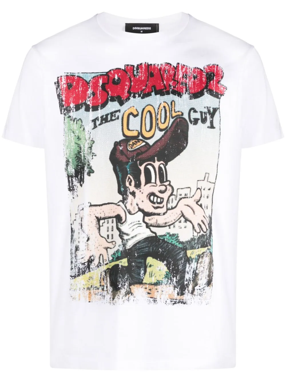 t-shirt cigarette bianca