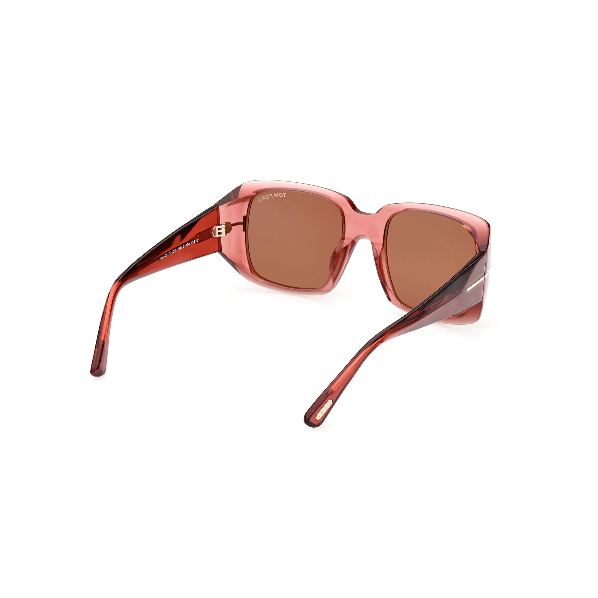   Tom Ford FT 1035 RYDER-02 - 72E Rosa Brillante | Occhiale Da Sole Donna 